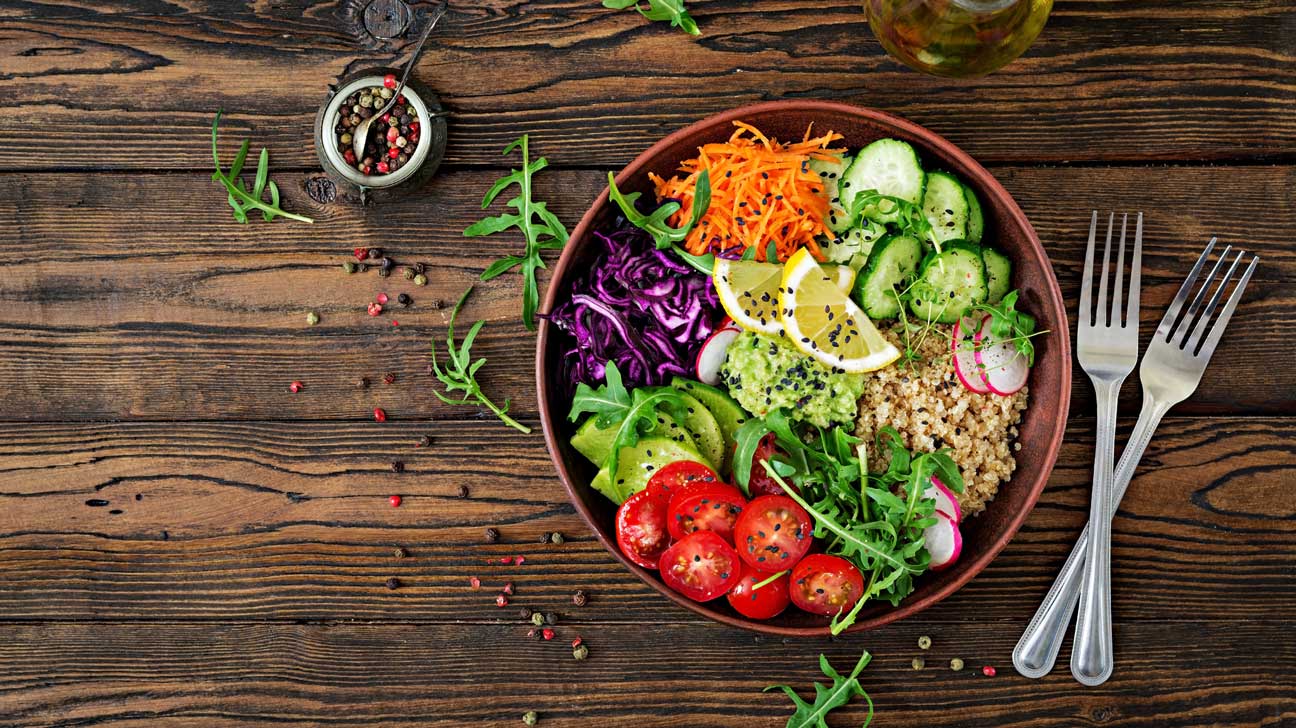Some vegetarian meal image